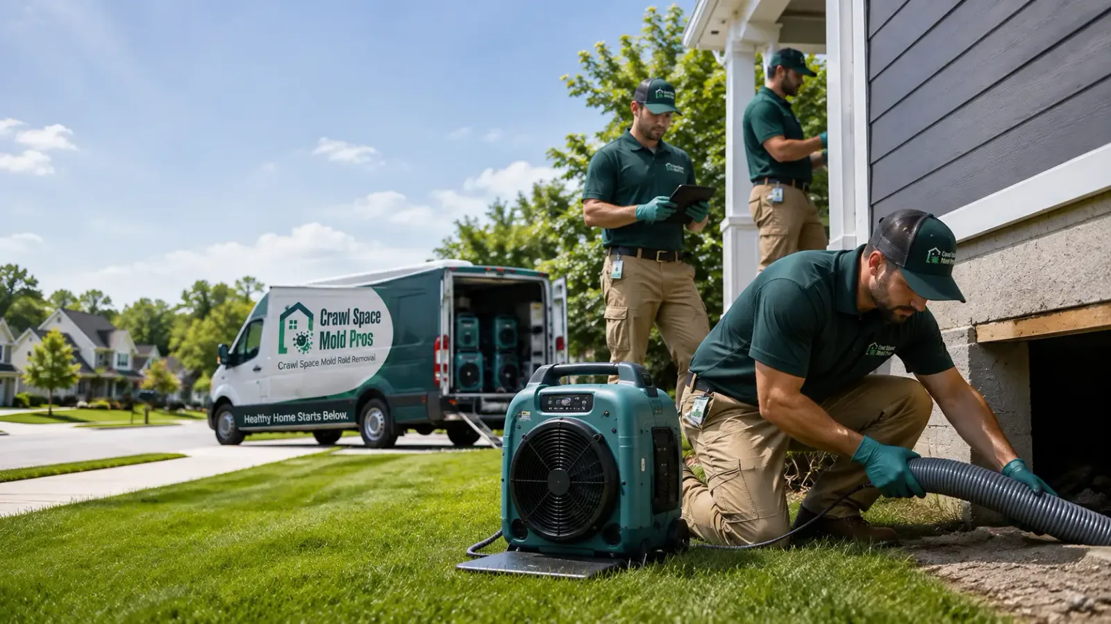Crawl Space Mold Removal in Cheney, KS